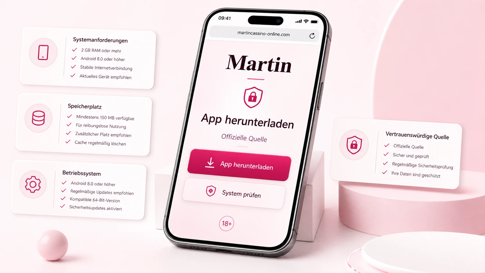 Martin Casino App herunterladen