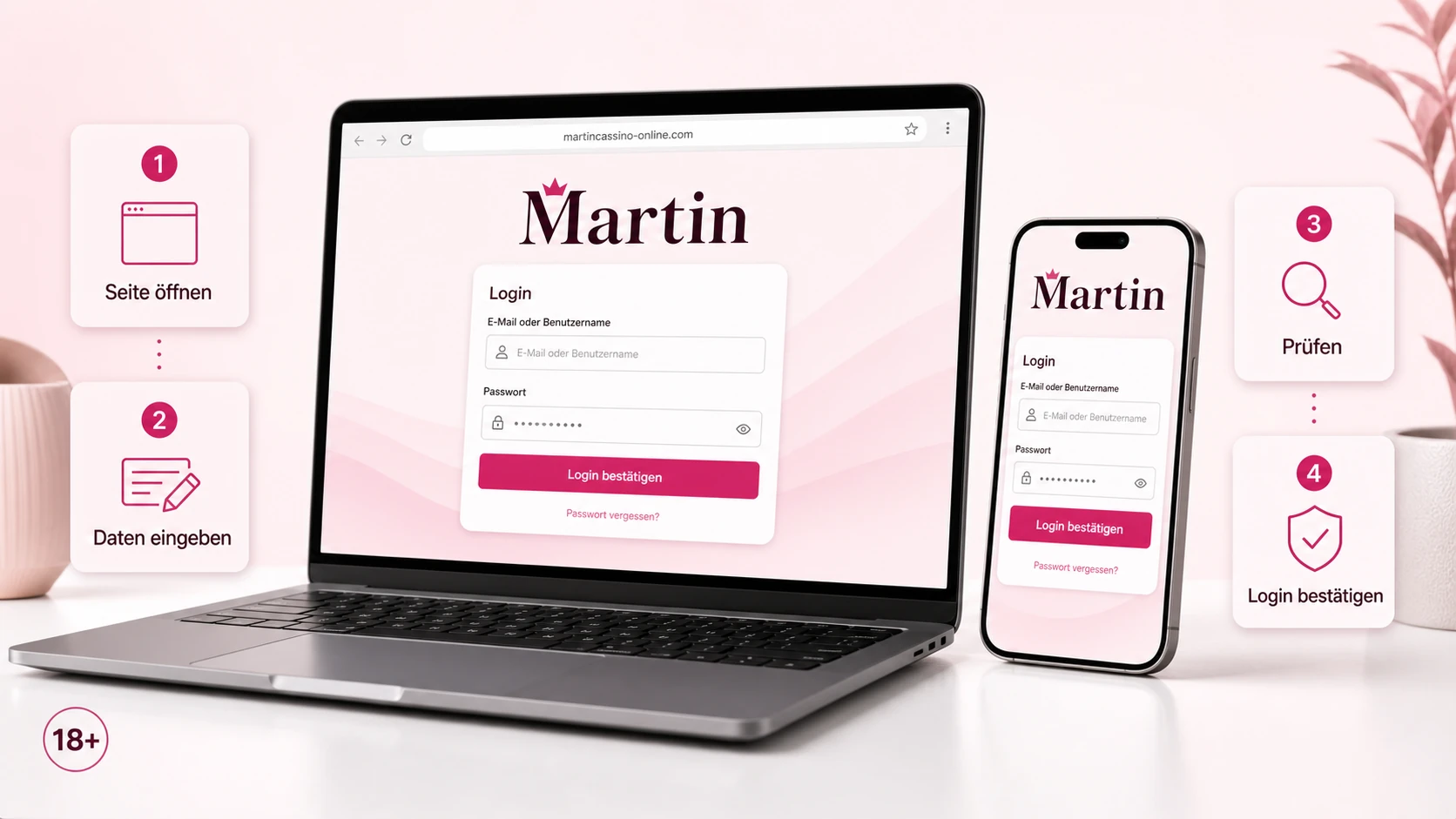 Martin Casino Login Schritt für Schritt