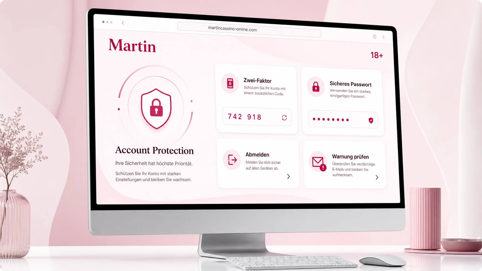 Sicherheit beim Martin Casino Login